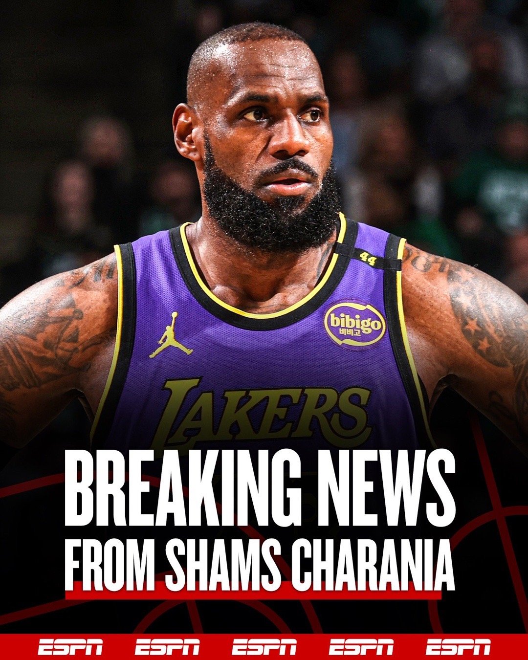 湖人客场惨败掘金，詹姆斯难掩失望